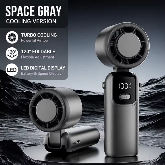 Ventilateur Turbo Portable Rechargeable