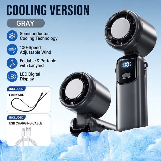 Ventilateur Turbo Portable Rechargeable