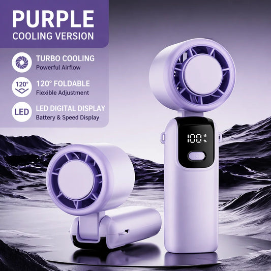 Ventilateur Turbo Portable Rechargeable
