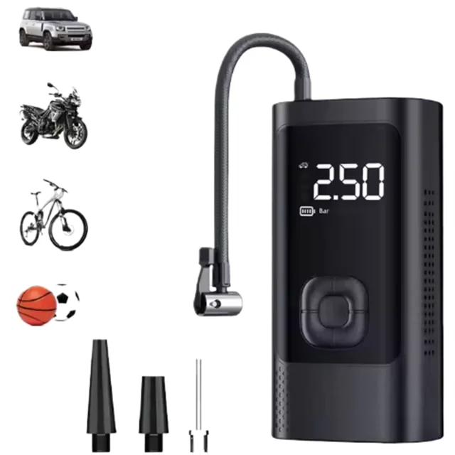 Mini Compresseur d'Air Portable Numérique
