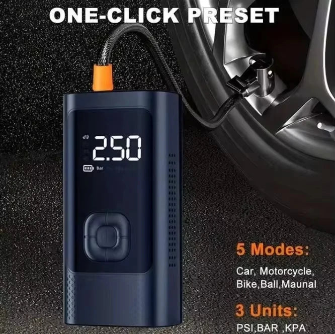 Mini Compresseur d'Air Portable Numérique