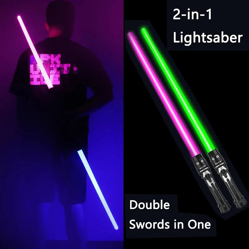 Sabre Laser LED Rétractable RGB avec Sons
