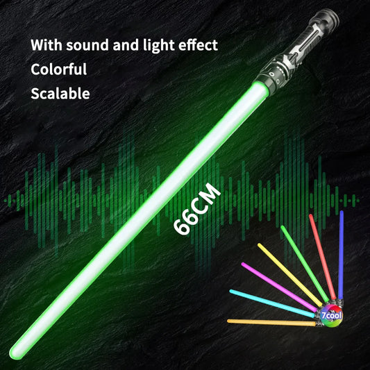 Sabre Laser LED Rétractable RGB avec Sons
