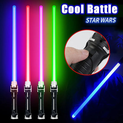 Sabre Laser LED Rétractable RGB avec Sons
