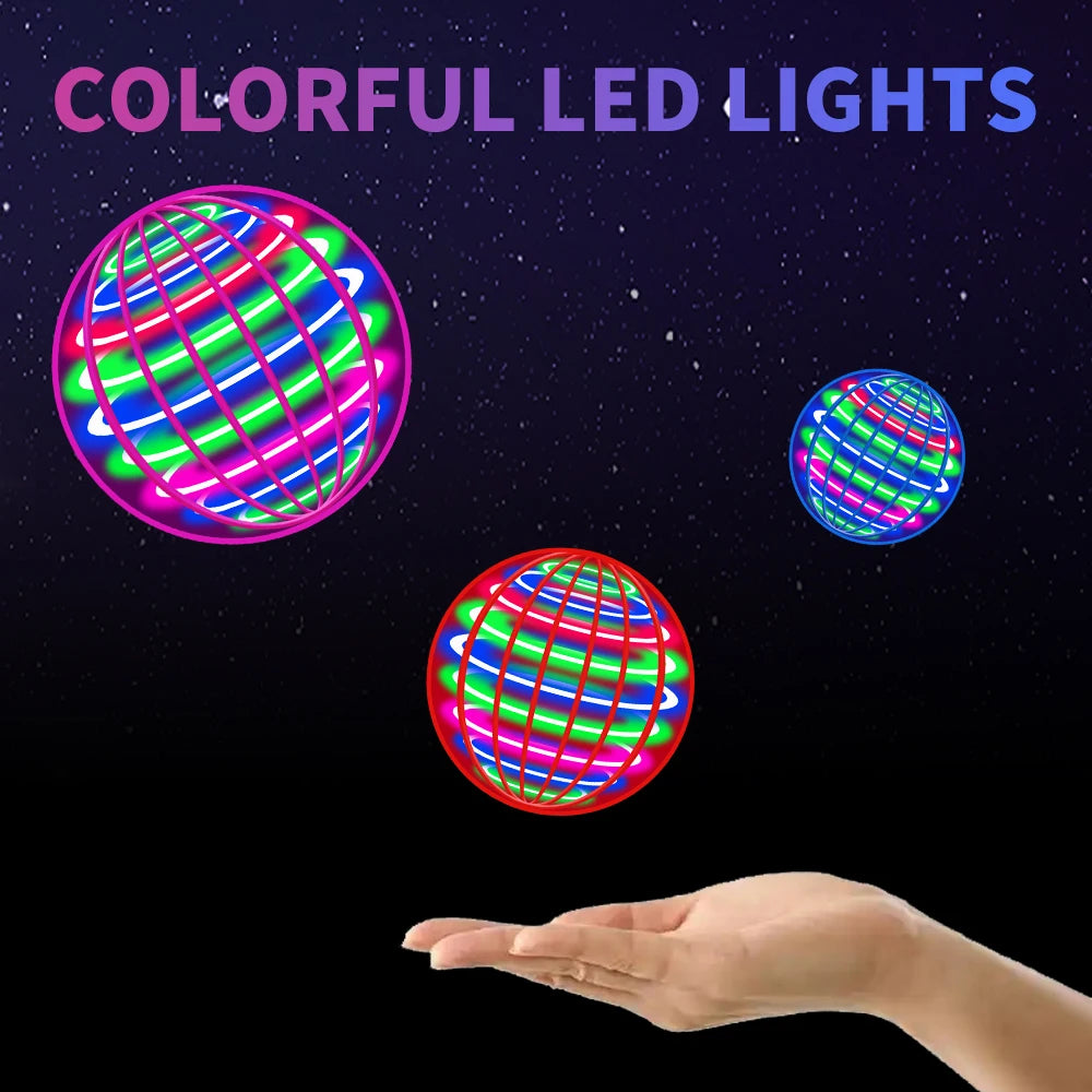 Balle Volante LED Rechargeable – Hover Ball Magique Boomerang pour Enfants & Adultes