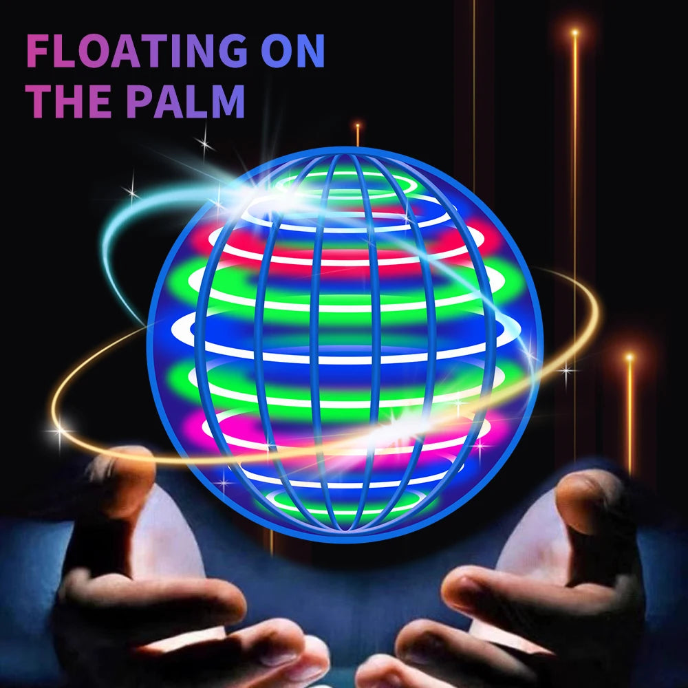 Balle Volante LED Rechargeable – Hover Ball Magique Boomerang pour Enfants & Adultes