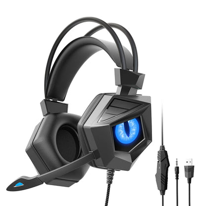 Casque Gaming RGB avec Micro – Casque Filaire PS4 PS5 Xbox PC LED Anti-Bruit