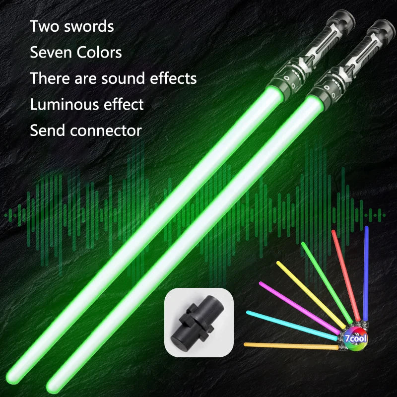 Sabre Laser LED Rétractable RGB avec Sons
