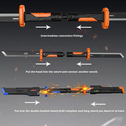 Épée Cosplay LED avec Effet Étincelles