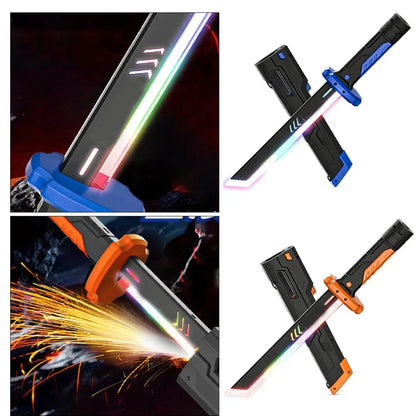 Épée Cosplay LED avec Effet Étincelles