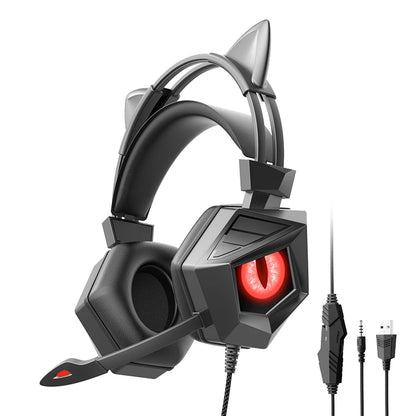 Casque Gaming RGB avec Micro – Casque Filaire PS4 PS5 Xbox PC LED Anti-Bruit