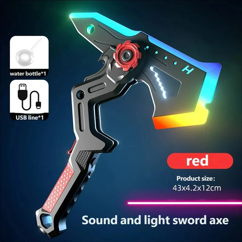 Hache LED Transformable avec Effets Lumineux – Jouet Cosplay Futuriste Rechargeable